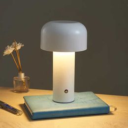 Table Lamps Rechargeable table lamp Italian design mushroom lamp Portable bedroom study bedside decorative lamp