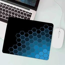 Mouse Pads Wrist Rests Anime hexagonal cellular mouse pad game accessories Gabinet PC game console computer keyboard desktop pad rubber laptop small mouse J240510