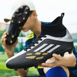 New Football boot electroplated soled Football boot with mandarin duck Colour long nails broken nails cement ground glue nails Football boot