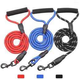Dog Collars 150mm Reflective Leashes Long Pet Leash Outdoor Puppy Cat Training Walking Rope Mountain Climb