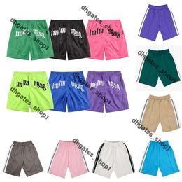 Mens Shorts Luxury Designer Women Palm Short Pants Letter Printing Strip Webbing Casual Five-Point Clothes 2023 Summer Beach Clothing 606