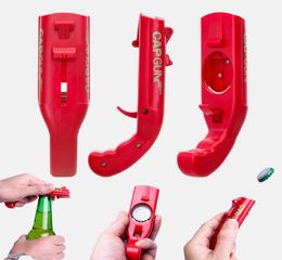 Portable Creative Flying Cap Launcher Bottle Beer Opener Bar Tool Drink Opening Gun Shaped Bottle Lids Shooter1917809