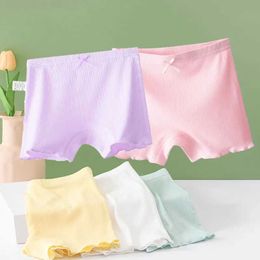 Shorts Girls Safety Shorts Anti Blendung Sommer Kinderbein Süßigkeitenfarbe Unterwäsche Unterwäsche Unterwäsche 2405