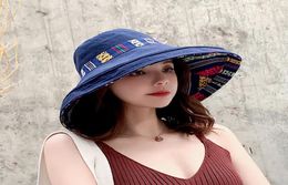 COKK Women Summer Hat Floppy Fisherman Cap Double Sided Sun Hat Female Wide Large Brim Bohemia Sunhat Beach Hat Cap Vacation New 29007604