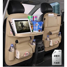 Storage Bags Upgrade Car Leather Waterproof And Easy To Clean Bag Seat Back Hanging Multifunctional Finishing Cars Supplies