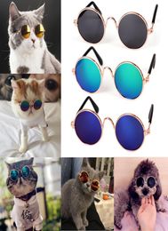 Pet Cat Glasses Classic Retro Circular Stylish Dog Goggles Sunglasses3534677