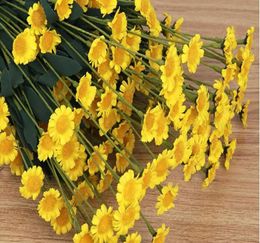 Rural Daisy Artificial silk chrysanthemum flowers simulation Gerbera wedding home garden decorative artificial flowers SF0112121761