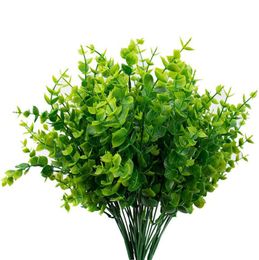 Artificial Boxwood Stems Artificial Greenery Stems Artificial Plants Outdoor UV Resistant Fake Plants for Farmhouse Home Garden We3312110