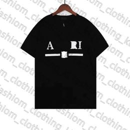Designer T Shirt Fashion Mens Amirii Shoe T Shirts Summer Polo Shirt Womens Loose Tees Sleeve Clothes Luxury Hip Hop Streetwear Amirirs T Shirt Tshirts S-2Xl 789