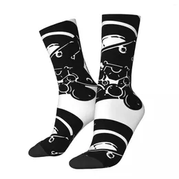 Men's Socks Happy Funny Skull Vintage Harajuku M-Metal Gear Hip Hop Novelty Seamless Crew Crazy Sock Gift Printed