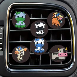 Other Motorcycle Accessories Cow 32 Cartoon Car Air Vent Clip Clips Conditioner Outlet Freshener Per Drop Delivery Otzxp Otpme