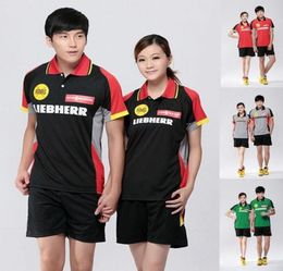 NEW Polyester quickdrying Table tennis sport shortsTable tennis shirts jerseyBadminton sport wear tshirt M4XL7890069