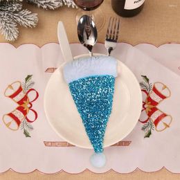 Party Decoration Fork Sleeves For Christmas Table Setting Holiday Decor Props Festive Decorations 10pcs Mini Desktop