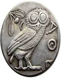 G04Ancient Athens Greek Silver Drachm Atena Ancient Greek Coin Nice Quality Coins Retail Whole 8365094