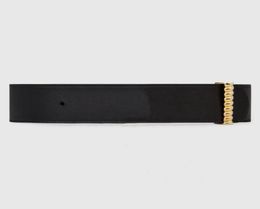 10A screw thread gold buckle belt belts for men highest quality new women black nude genuine leather belt with green box 627055 739470842