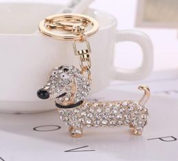 Fashion Dog Dachshund Keychain Bag Charm Pendant Keys Holder Keyring Jewelry For Women Girl Gift Keychain Jewelry New6994046