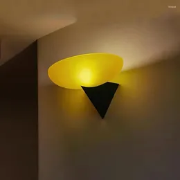 Wall Lamp Modern Creative Personalized Art Iron Glass LED Decor Bedroom Study Living Room Corridor Lighting Fixtures