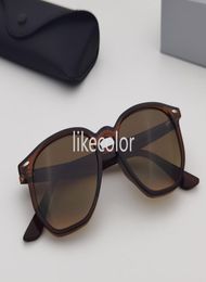 Fashion sunglasses ladies retro hexagonal glass lens uv400 glasses Lentes De Sol gafas with all packaging boxes1069286