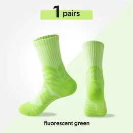 Men's Socks 1/5 Pairs Of Athletic Compression Cushioned Breathable Colorful Sports Basketball Wear One Color Every Day And Have A Good