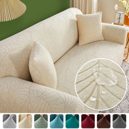 Thick Jacquard Sofa Cover for Living Room 1/2/3/4 Seater Elastic Sofa Cover L-shaped Corner Sofa Cover 240514