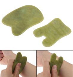 1Pcs Facial Body SPA Massage Board Health Care Natural Jade Stone Gua Sha Tool2969931