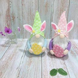 Party Decoration Easter Egg Gnome Handmade Faceless For Doll Plush Dwarf Swedish Tomte Elf Ornament
