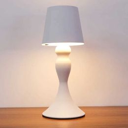 Table Lamps Nordic Modern Led Decorative Table Lamp Battery Operated Bedroom Bedside Sleep touch dimmed study desk metal table lamp