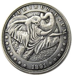 HB66 Hobo Morgan Dollar skull zombie skeleton Copy Coins Brass Craft Ornaments home decoration accessories1128482