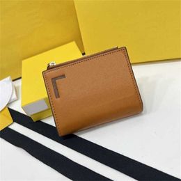 Hot classic purse wallet mens designer wallet card holder Solid Colour Zipper Coin purses Womens designer bag Fashion Letter passport holders 221128