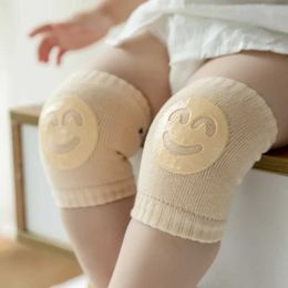 Kids Socks Newborn autumn looped baby socks elbow pads for toddlers crawling knee pads for babies smiling face knee padsL2405