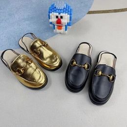 baby girls Famous classic Clog designer sandals kids toddlers slippers leather clogs slides flat mules kid summer shoes sandles