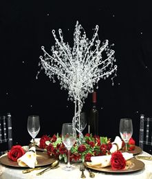 decoration Whole Table Centrepiece nice Tall Metal Crystal Artificial Tree Decoration for Wedding Party Birthday Decoration se6341497