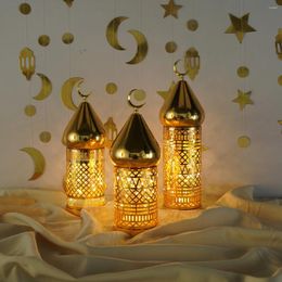 Table Lamps 1PC Middle East Retro Lamp LED Night Islamic Muslim Ramadan Decoration (without Batteries)