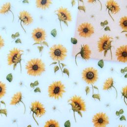 Sunflower Printing 80% Translucent Wax Paper Handmade Soap Wrapping Paper ECO Friendly Gift Packaging Business Order 100 sheets/lot 21x14.5cm