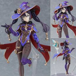 Action Toy Figures 15cm Figma #548 Genshin Impact Mona Animation Character Mona Mirror Reflection of Doom Action Figure Collectable Model Doll Toys Gifts Y240515