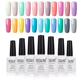 Nail Gel 10ml Pure Color Polish Vernis SemiPermanant Art UV LED Top Base Coat For Stamping Varnishes4186660