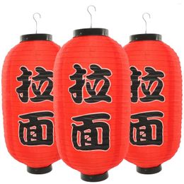 Table Lamps 3 Sets Japanese Ramen Lantern Traditional Lanterns Ornament Hanging Barbecue Party Supplies