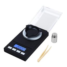 Weighing Scales Wholesale 0.001G Portable Mini Jewelry Led Display Precision Digital Kitchen Pocket Electronic Scale Drop Delivery O Dhqjy