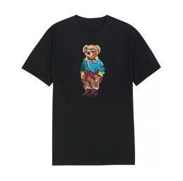 Men's T Shirts Bear Printed Mens Women Designers Shirt Fashion Womens Men Tshirt Couple Tops Short Sleeve Man