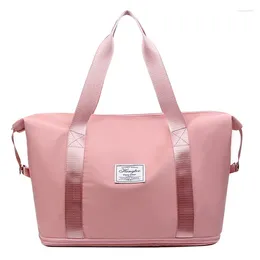Duffel Bags Carry On Travel Duffle Bag Nylon Waterproof Sports Gym Tote For Mummy Women Large Capacity Storage Luggage Handbag