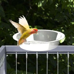 Other Bird Supplies Feeder Water Tray Multipurpose Sturdy Bowl Dish For Small Animal Chinchilla Lovebird Parakeet