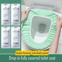 Toilet Seat Covers 10 PCS Disposable COVER Into The Home Pregnant Women Travel El Special Double Thickened Individual Packaging 2