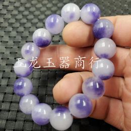 Strand Purple Quartz Rock Round Bead 12mm Jewellery Bracelet Jade