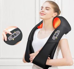 Home Car Electric Massager U Shape Shiatsu Cervical Back and Neck Massager Multifunctional Infrared Heated Massage Relax Machine C9034842