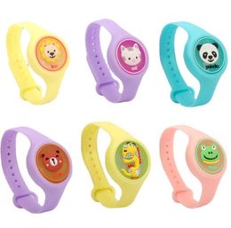 flashing bracelet flash watch kids watches child cartoon wristwatch anti-mosquito silicone wristband