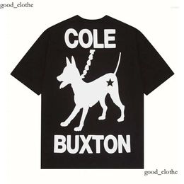 cole shirt Men's T Shirts Men Women Black White Pet Dog Print cole buxton shirt Oversized Tee Top Streetwear Shirt With Tags buxton shirt 820