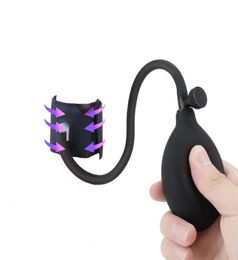 Inflatable Penis Pump Enlarger Penis Trainer Sex Toys for Men Penis Ring Cock Pumping Erotic Male Enhancement Pumps7965700