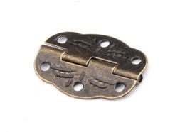 30mm x 22mm Bronze Mini Butterfly Door Hinges Cabinet Drawer Jewellery Box Hinge With Screws For Furniture Hardware4383251