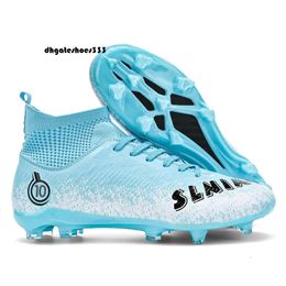 shoes men Professional Soccer Boots High Top AG TF Football Shoes Youth Kids Outdoor Indoor Cleats