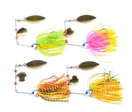 Rompin 1pcs Fishing Spinner Bait 16g57cm Metal Lure Hard Fishing Lure Spinner Lure Spinnerbait Pike Swivel Fish Tackle Wobble2743391